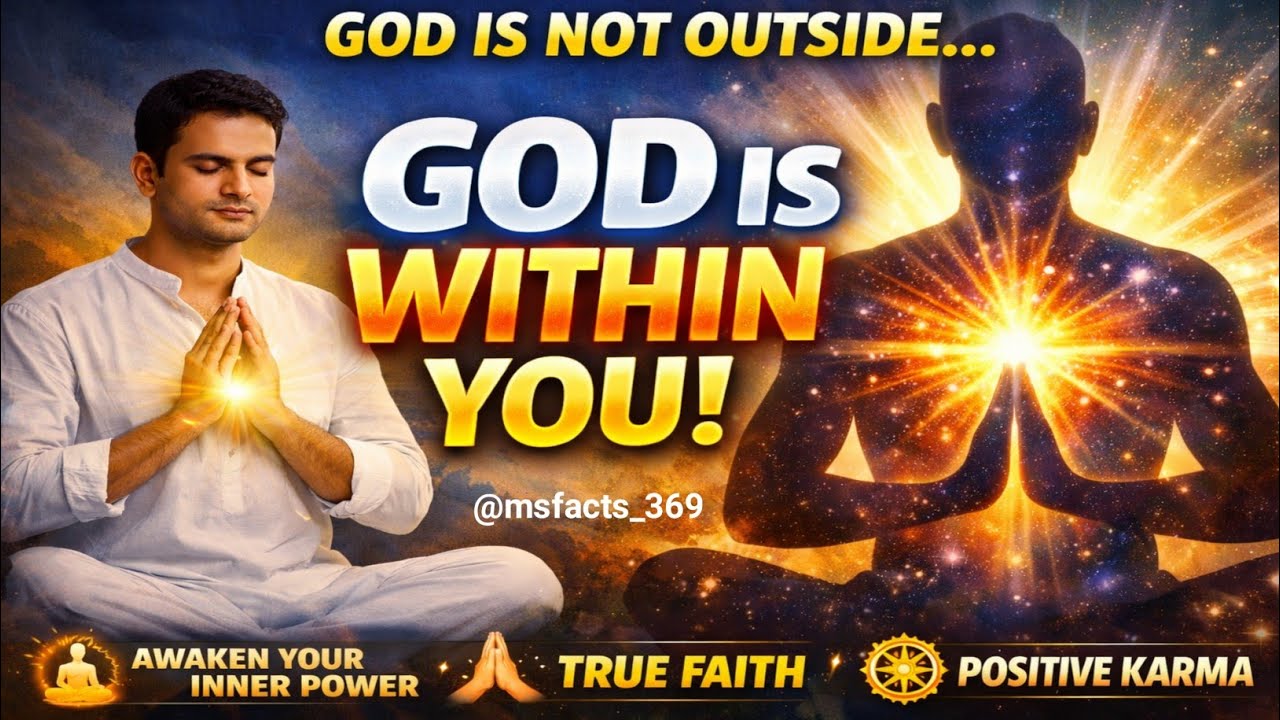 God Is Not Outside – God Is Within You | Powerful Spiritual Truth