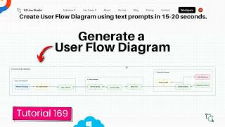 AI Line Studio Tutorial 169: Generate User Flow Diagrams in 20 Seconds