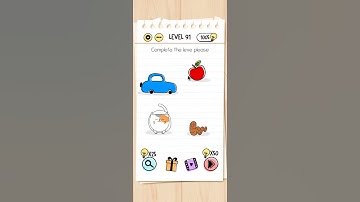 Brain Test Level 91 complete the leve please walkthrough answer