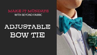 How to Make An Adjustable Adult Bow Tie