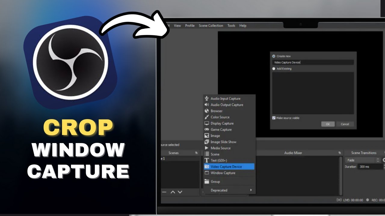 How To Crop Window Capture In OBS in SECONDS!
