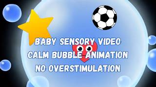 Baby Sensory Video 20 min. | Calm Bubble World | High Contrast Animation screenshot 5