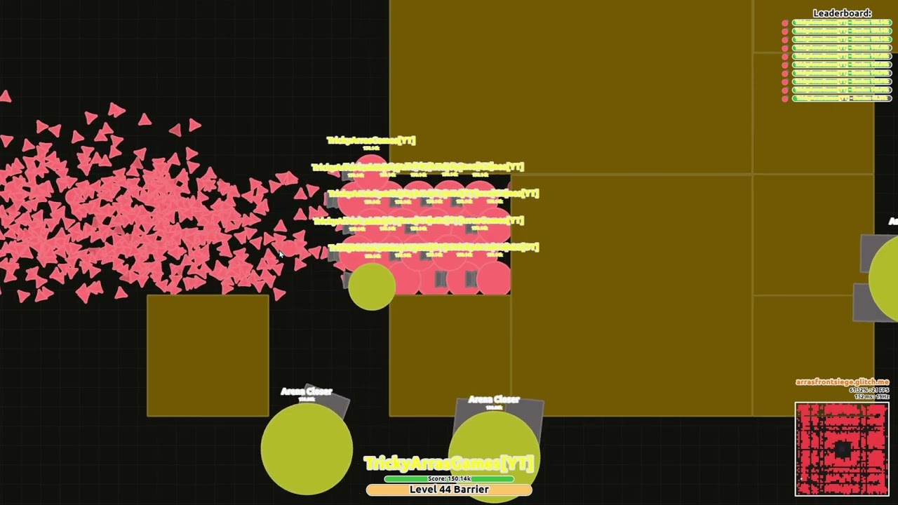 Arrasfrontsiege Arena Closer Survival fails.