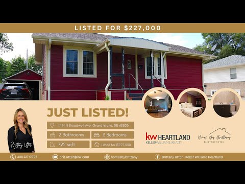 1414 N Broadwell Ave, Grand Island, NE home video tour