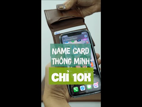 Video TỰ LÀM NAMECARD THÔNG MINH VỚI 10K / The Smart... - youtube