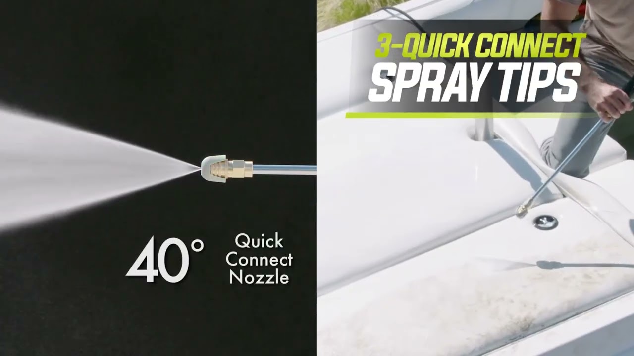 Sun Joe SPX3000-QW2 Electric Pressure Washer In-Action Demo