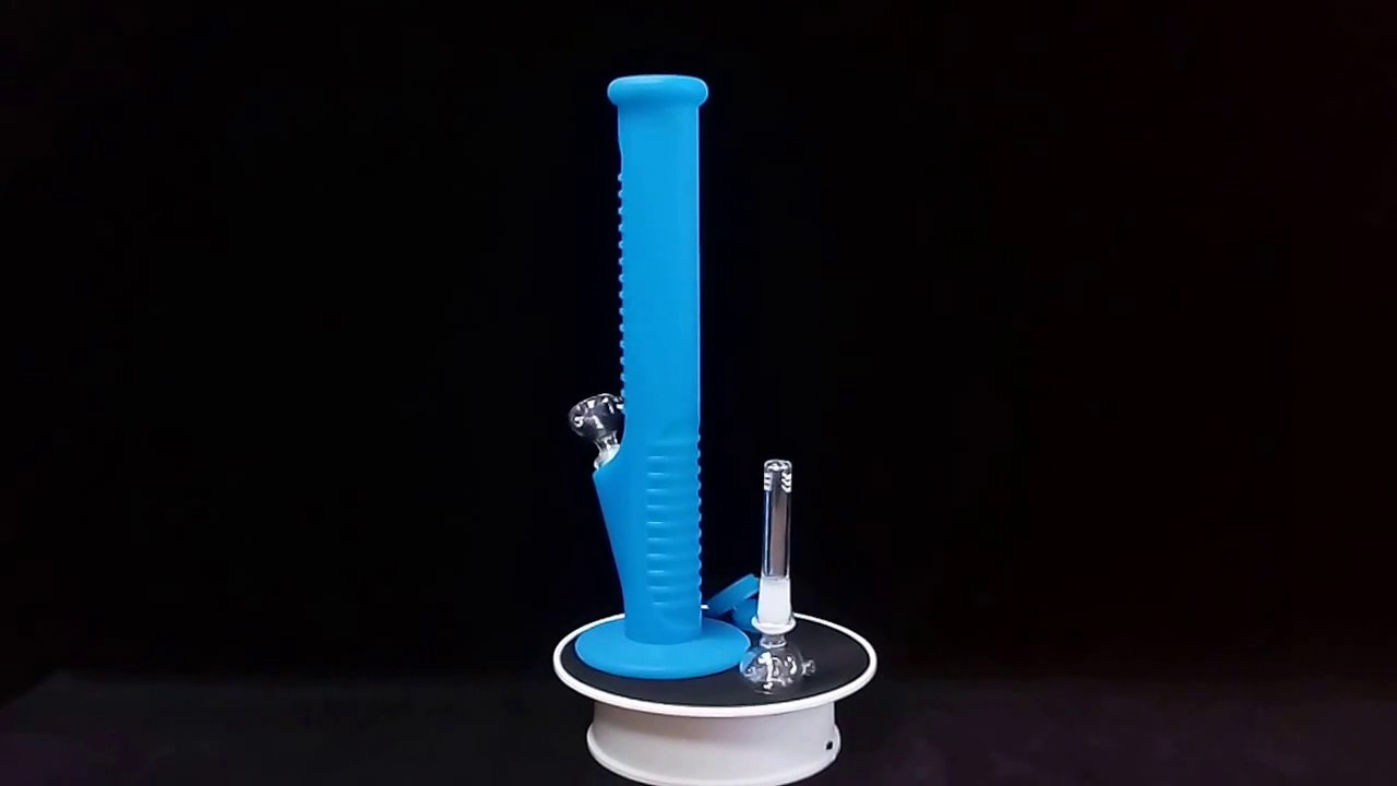 Transparent Blue Silicone Water Pipes For Sale & Cheap Water Pipes