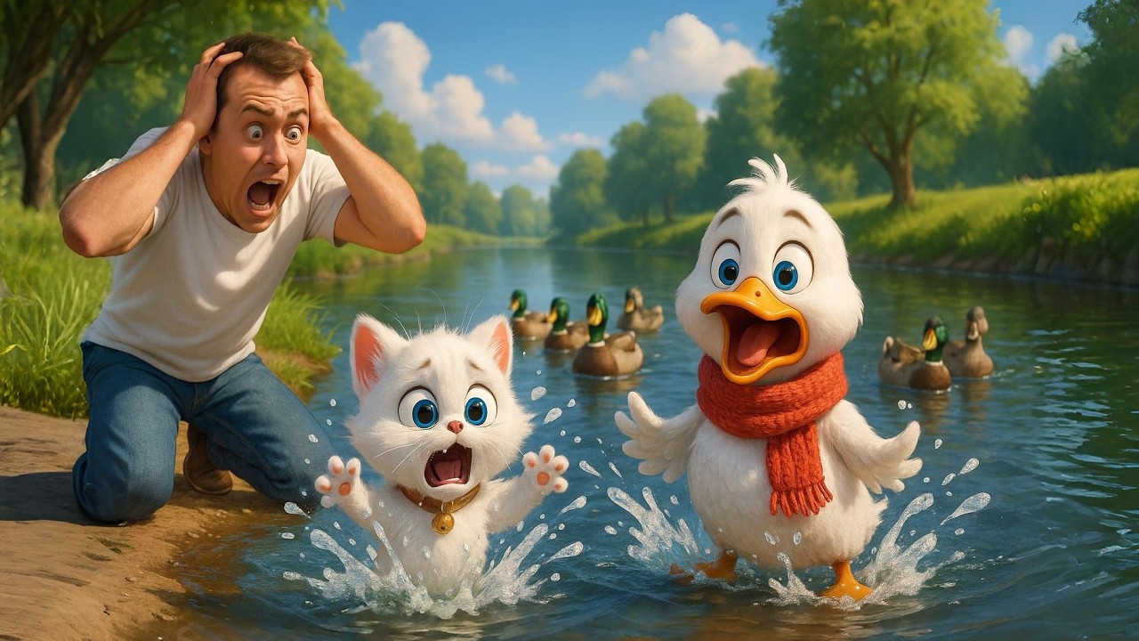 They Misjudged The Duck… Until It Risked Its Life to Rescue the Kitten!