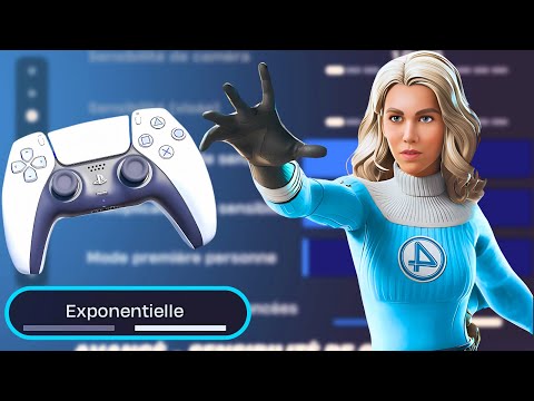 J’ai TESTÉ la SENSIBILITÉ EXPONENTIELLE avec le NOUVEL AIM ASSIST sur FORTNITE…