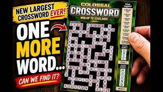 Chasing ONE MORE WORD on This Colossal Crossword