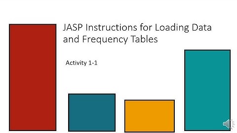 JASP instructions for frequency tables    Act 1 1
