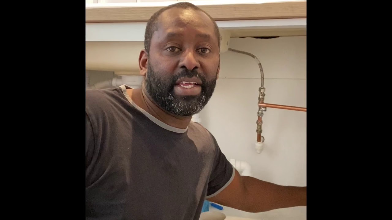 How to connect garden hose from sink - YouTube