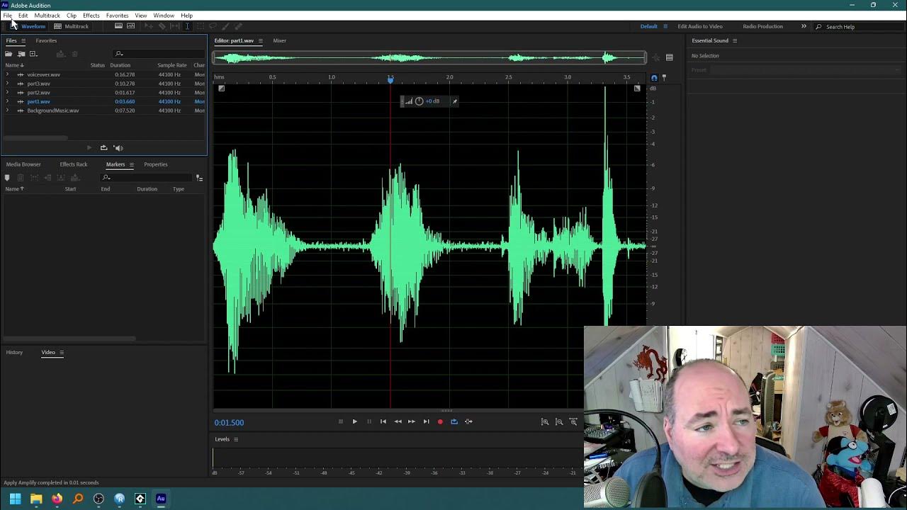 Basic MultiTrack Mixing in Adobe Audition YouTube