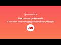 CupoNation Malaysia guide on how to use a New Balance promo code