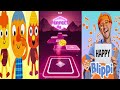 Make A Circle Noodle &amp; Animation Blippi Garbage Truck &amp; Clap Clap Cha Cha Cha D Billions - Tiles Hop