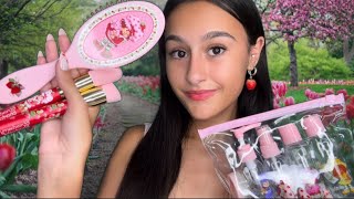 ASMR| Strawberry Shortcake gives you a MAKEOVER ?! 🍰🌷