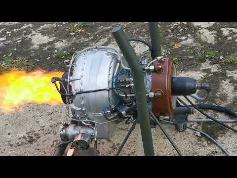 AI-9 (АИ-9) Gas turbine APU Start and Run test 3
