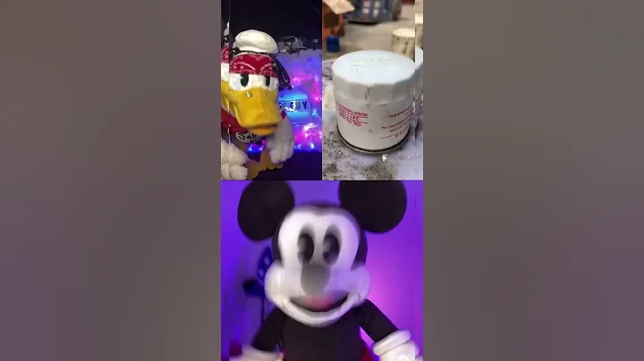Mickey Mouse meets HOOD DONALD DUCK #shorts