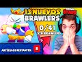 CONSIGO 13 NUEVOS BRAWLERS ABRIENDO EL NUEVO BRAWL PASS EN UNA CUENTA DESDE 0 EN BRAWL STARS