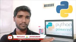 #pythontamil #jtechcode #programming Install Python3 IDE For Android in Tamil | Python Programmin