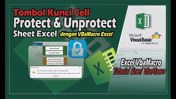 Cara Mengunci Sheet Excel dengan tombol VBAMacro