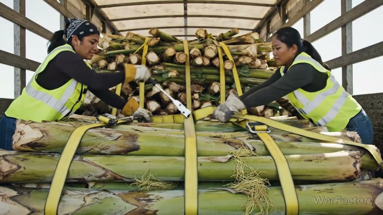 Inside a High-Tech Factory Turning Banana Stems into Bulletproof Vests (Full Process)