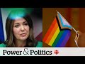 Alberta premier defends new transgender policies  power  politics