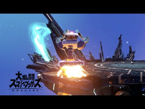 【スマブラSP】　ロボット　撃墜シーン