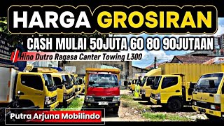 Pedagang Truk Hino Canter Euro 2-4 Fuso L300 50-80Juta Towing Mobil Bekas Rapi Siap Pakai Om Tante
