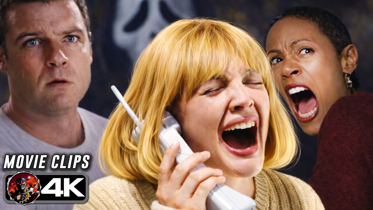 Every Opening Kill Scene in the SCREAM Trilogy (1996–2000) 4K