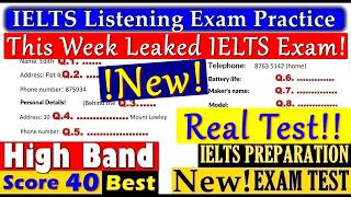 IELTS LISTENING PRACTICE TEST 2026 WITH ANSWERS | 30.05.2026