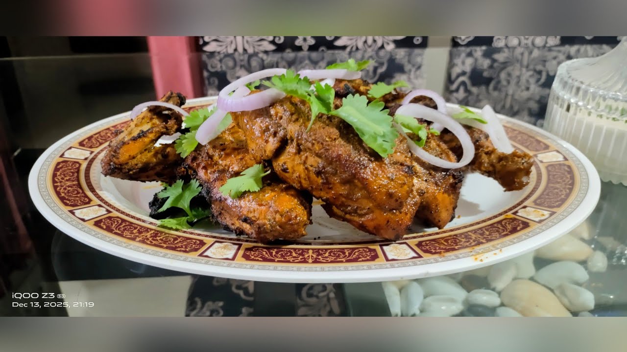 Restaurant Style Tandoori Chicken Without Tandoori At Home 