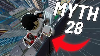 BUSTING 30 MYTHS IN ROBLOX PARKOUR