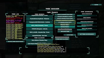 ARK PS4 Tribe Rank setting