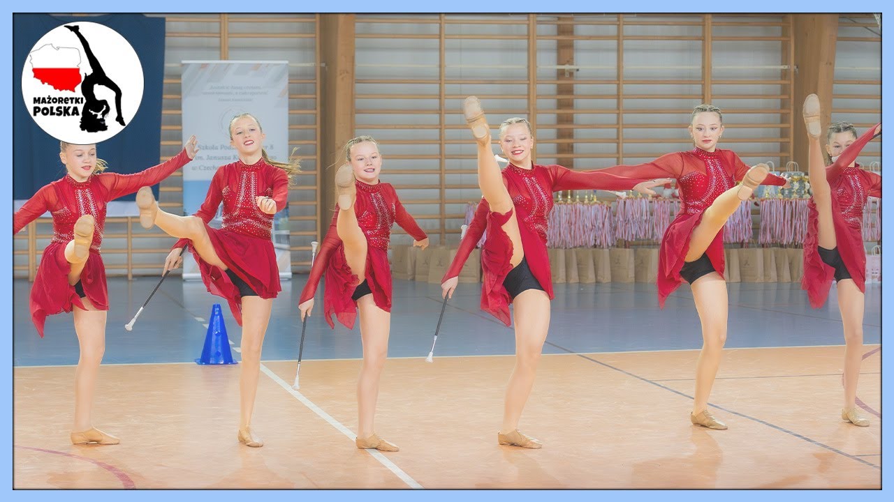Miniformacja  baton Junior zaawansowane - Mażoretki Serduszko - Czechodzice-Dziedzice 2024  | PL