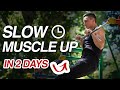 How I learned the Slow Muscle Up in 2 Days! *TRICK REVEALED*