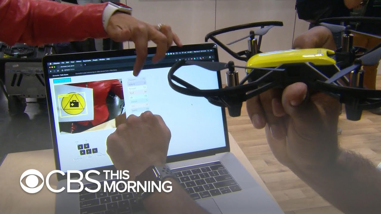 newspaper mockup How drones could improve disaster relief