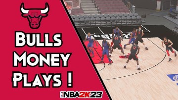 NBA 2K23 Bulls Playbook Tutorial ! 5 Money Plays For Open 3