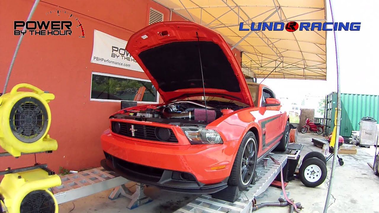 2012 Mustang Boss 302 with Comp Stage 3 Cams Dyno Pull YouTube