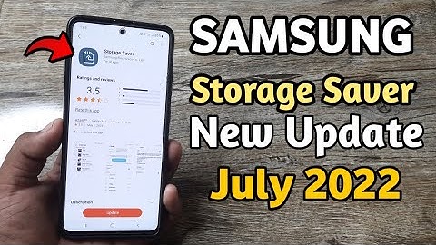 Samsung Storage Saver : New Update | A50 A50S A51 A52 A52S A71 A31 A21S M21 M31 M31S M51 M11 F62 F12