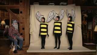 Celebrity Burt Talks to the Bees: Worker Bees Wealth