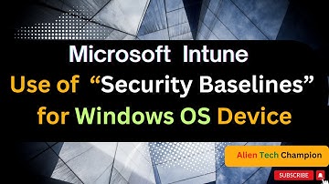 MS283 - Beveiligingsbasislijnen gebruiken voor uw Windows-apparaat