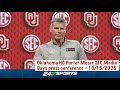 Oklahoma HC Porter Moser SEC Media Days press conference - 10/15/2025