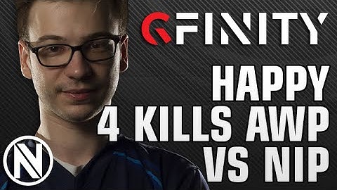 CSGO HAPPY 4K vs NiP GFINITY SUMMER MASTERS I - ENVYUS BEST MOMENTS #8