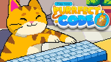 Save cats using Javascript, play Purrfect Code
