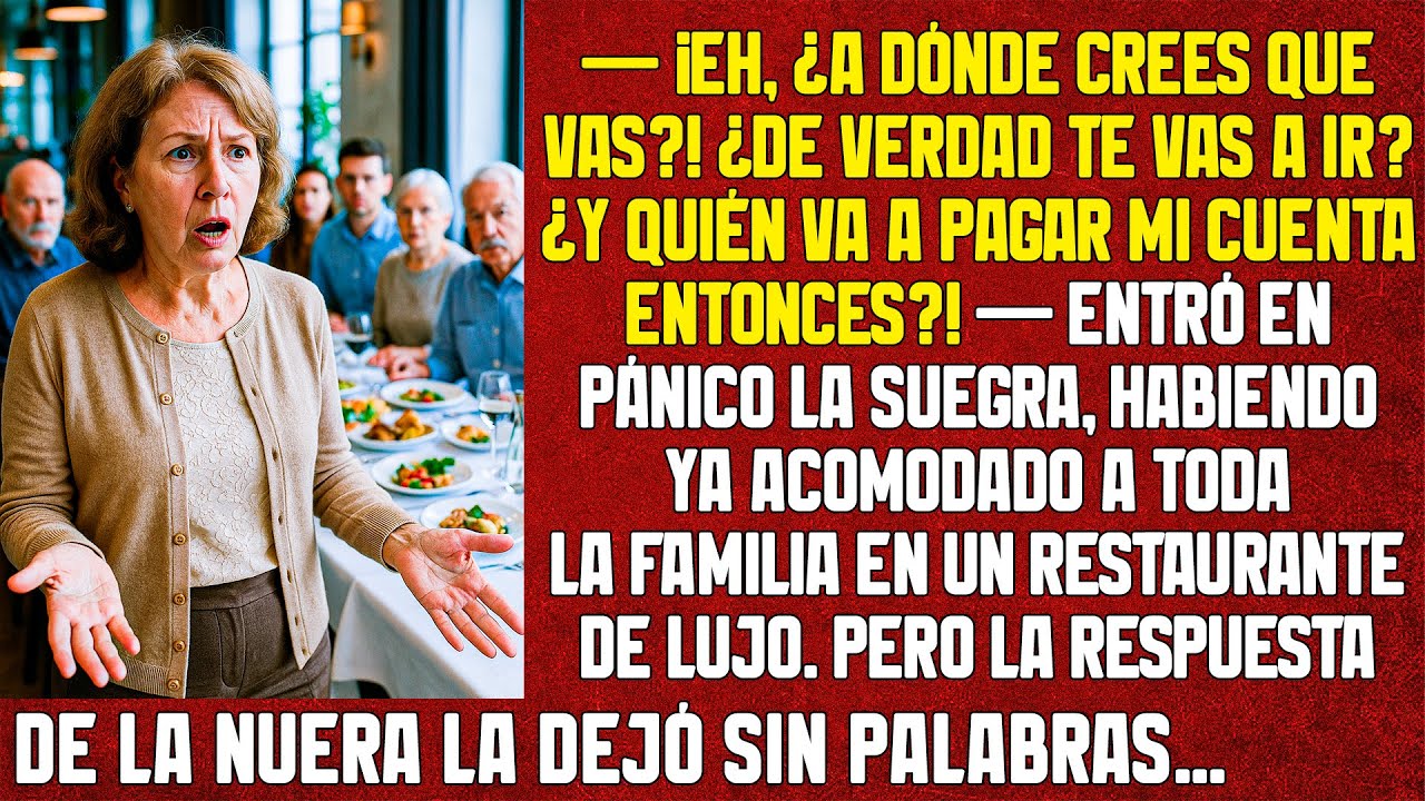 — ¡Eh, ¿a dónde crees que vas?! ¿De verdad te vas a ir? ¿Y quién va a pagar mi cuenta entonces?!