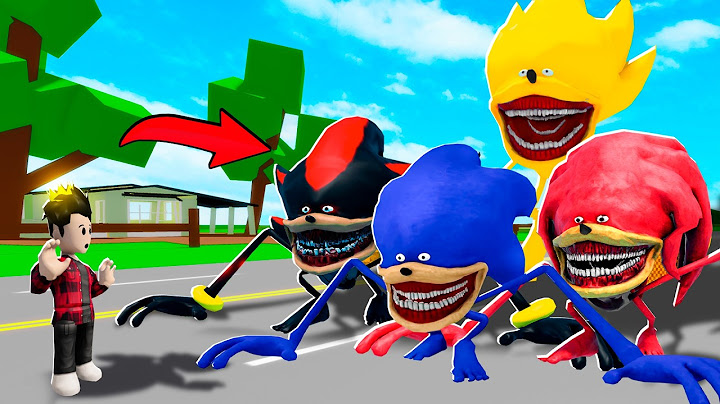 ME TRANSFORMEI EM TODOS OS SHIN SONIC TAPES no ROBLOX!