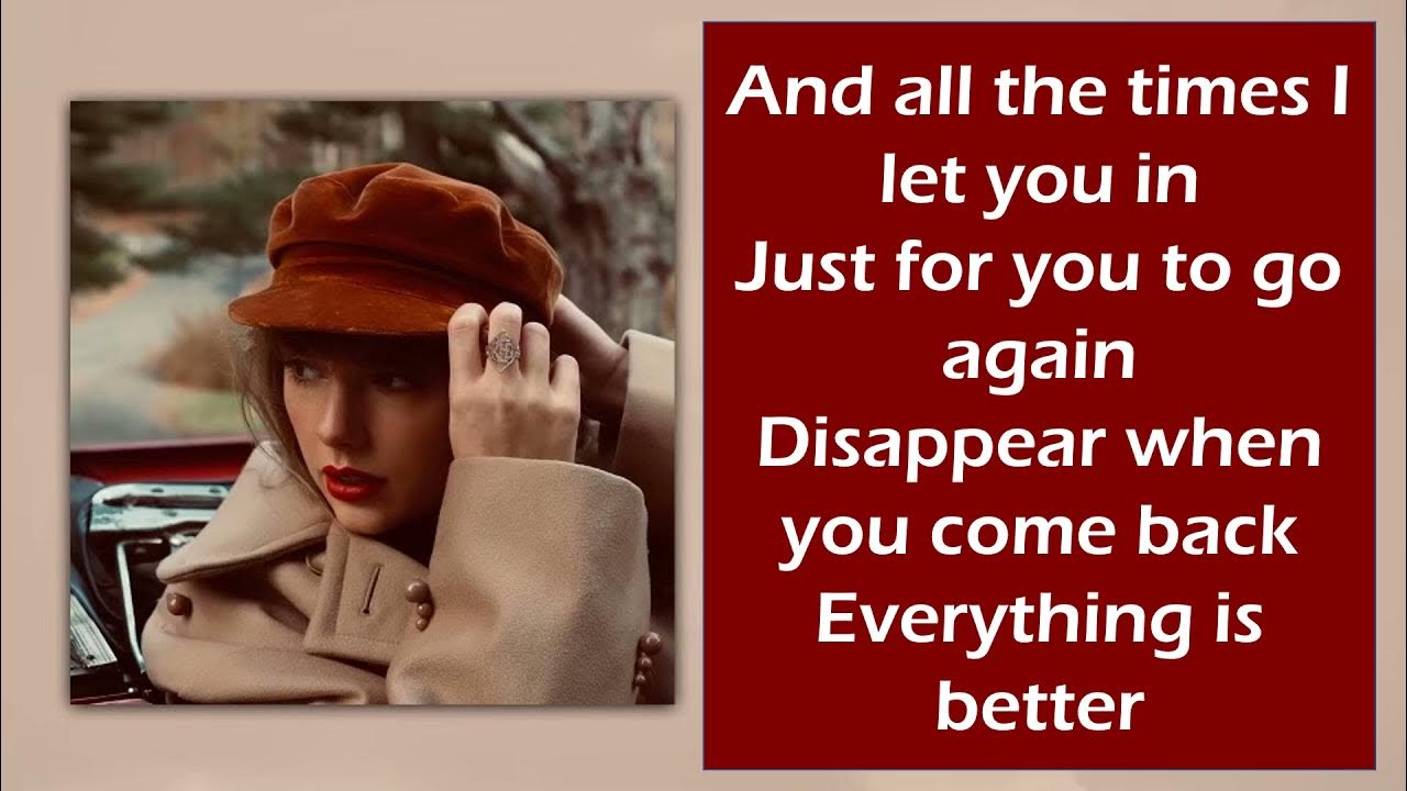 THE LAST TIME Taylor Swift ft Gary Lightbody (Taylor’s Version) (lyrics) YouTube