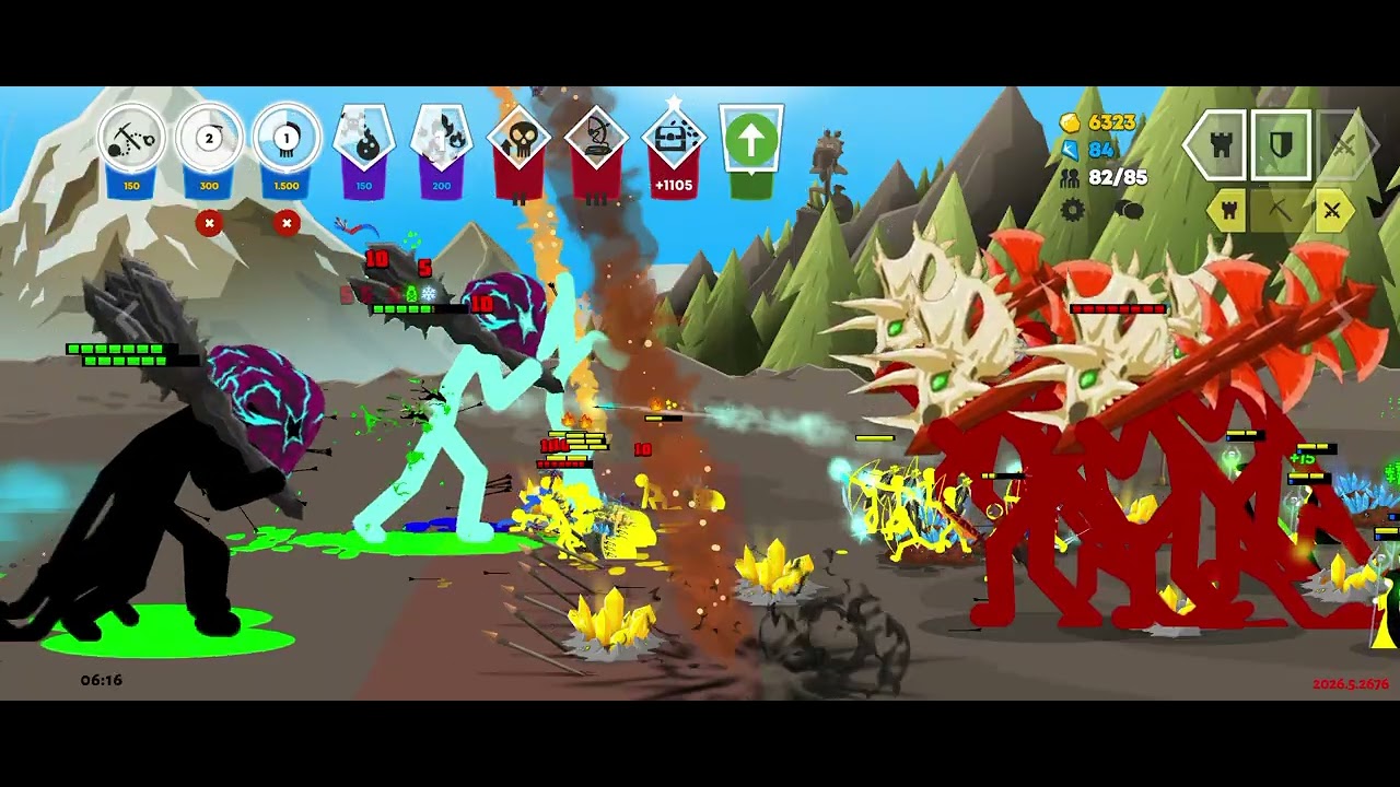 Stickwar stickman saga online War Game 02 03