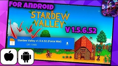 🔮HOW TO DOWNLOAD AND INSTALL STARDEW VALLEY VERSION 1.5.6.52 FOR ANDROID UPDATED 2025!🤯